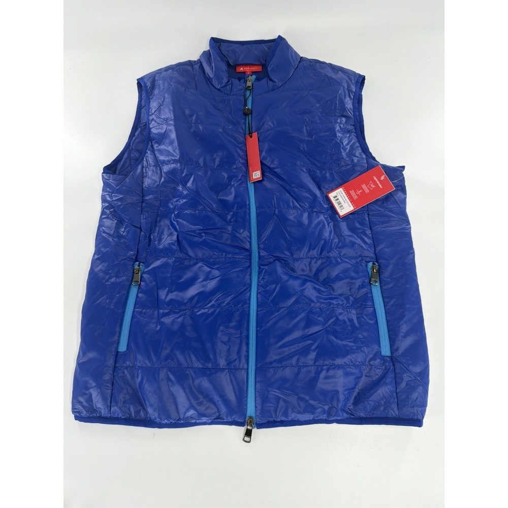 Redvanly Men's Mazarine Blue Bolton Puffer Vest Lightweight Size Medium New